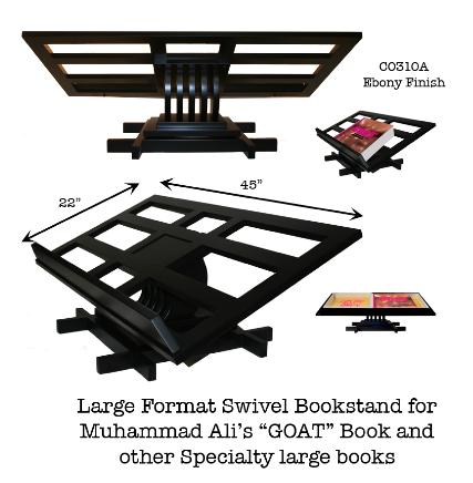 LargeFormatBookstandsforMuhammadAlisGOATBook