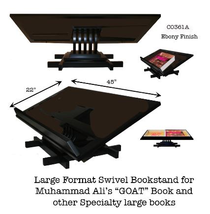 LargeFormatBookstandsforMuhammadAlisGOATBook