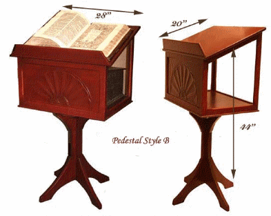 Mahogany16thCenturyPedestalBibleCabinet1