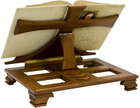 MahoganyAdjustableLectionaryBibleTypeBookstand