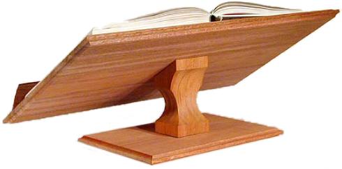 MahoganyDictionaryTypePedestalBookstand