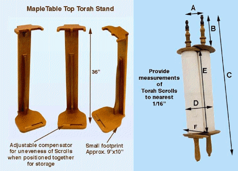 MahoganyTorahTableTopTypeStand1