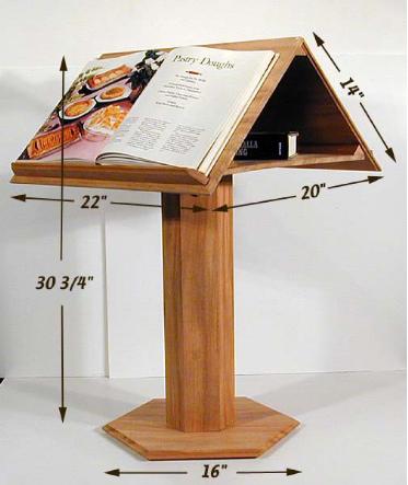 TriModePedestalSwivelDictionaryTypeBookstand